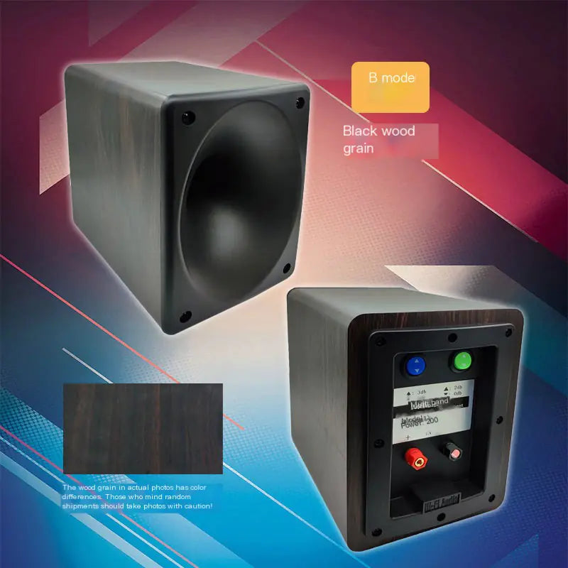 Adjustable High-Frequency Wooden Speaker System