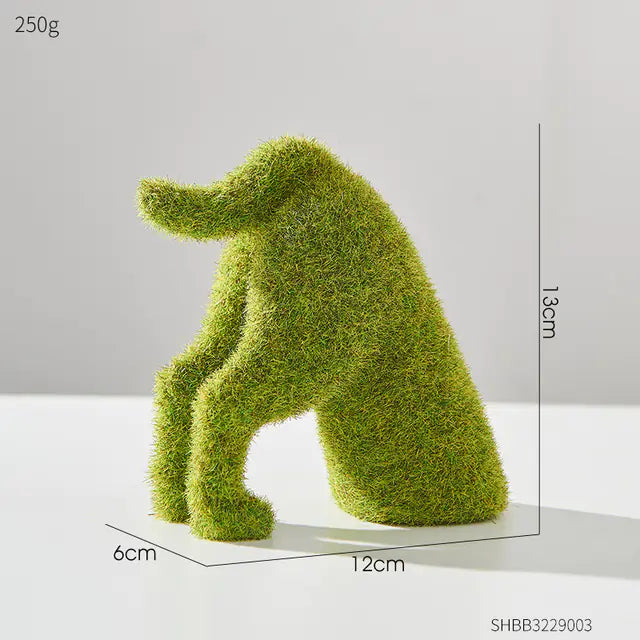 Kawaii Puppy Garden Decor Resin Figurines & Statues