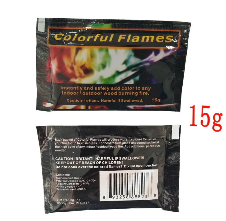 Colored Flame Powder, 25g Pack for Parties and Events
