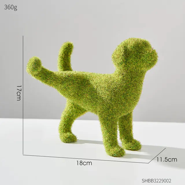 Kawaii Puppy Garden Decor Resin Figurines & Statues